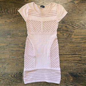 Bebe Bandage Knit Dress - Mauve